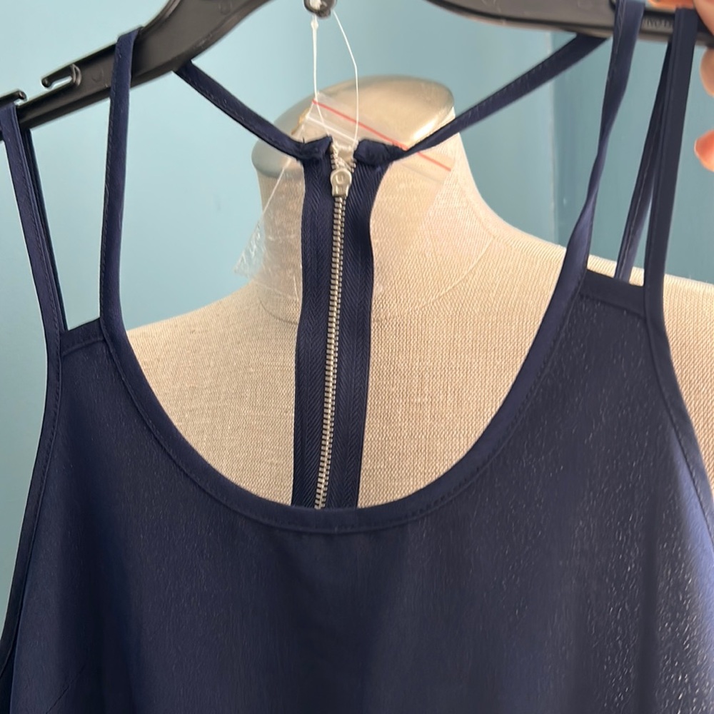 Navy shorts Romper